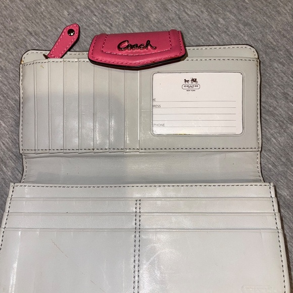 Coach Designer Park Leather Pink Shoulder Bag Purse - Picture 8 of 9